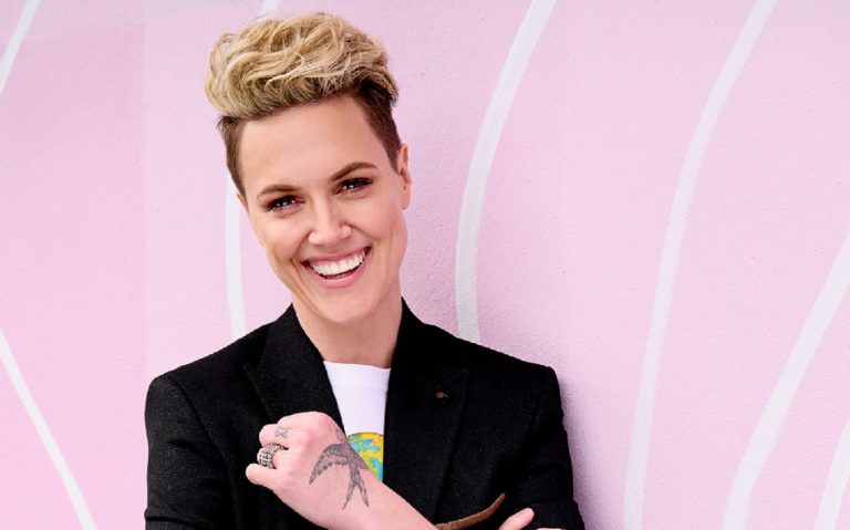 Brihony Dawson as host of The Challenge Australia