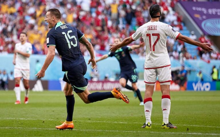 Australia v Tunisia in 2022 FIFA World Cup