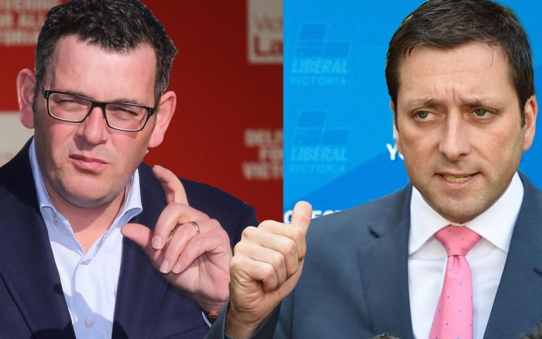 Daniel Andrews and Matt Guy