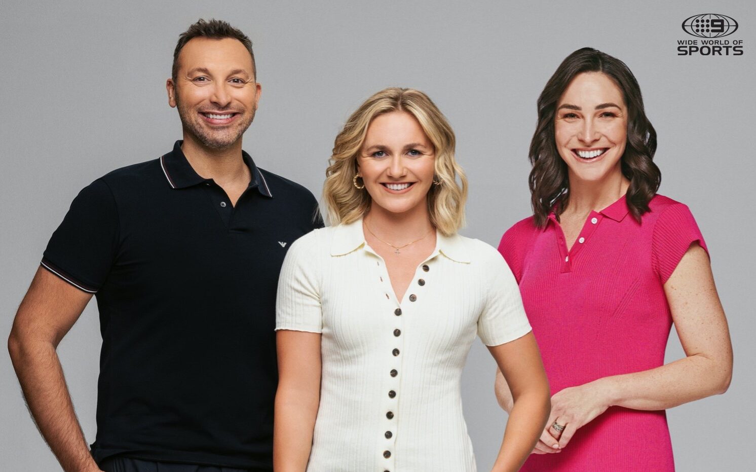 Ian Thorpe, Ariarne Titmus and Giaan Rooney