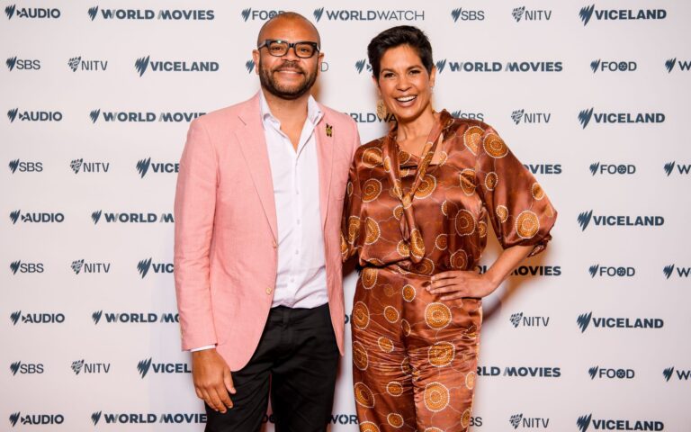 Luke Carroll and Narelda Jacobs - NITV From the Heart of Our Nation A Celebration concert hosts