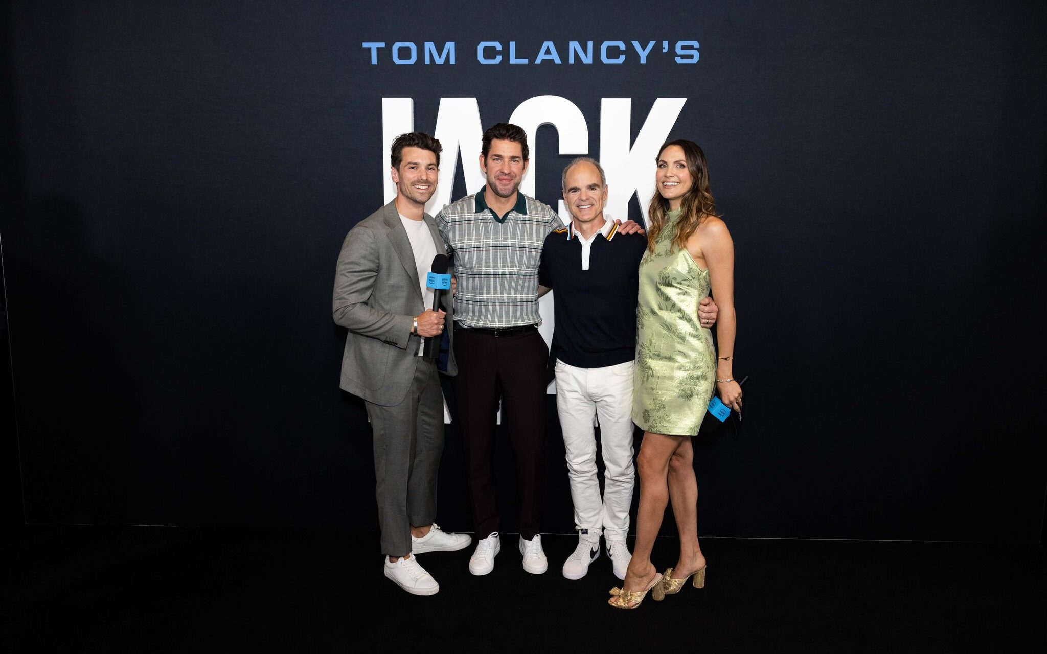 Matty J, John Krasinski, Michael Kelly and Laura Byrne