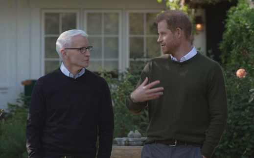 Anderson Cooper and Prince Harry
