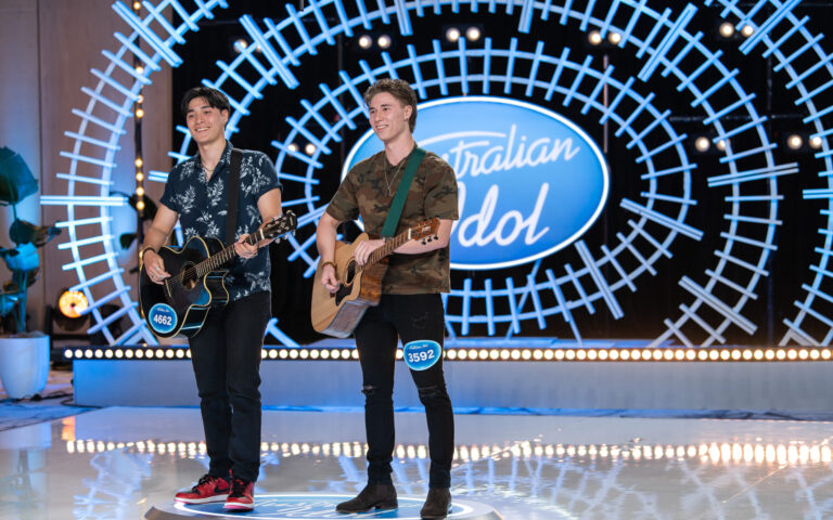 Angus and Bobby Holmes from Australian Idol