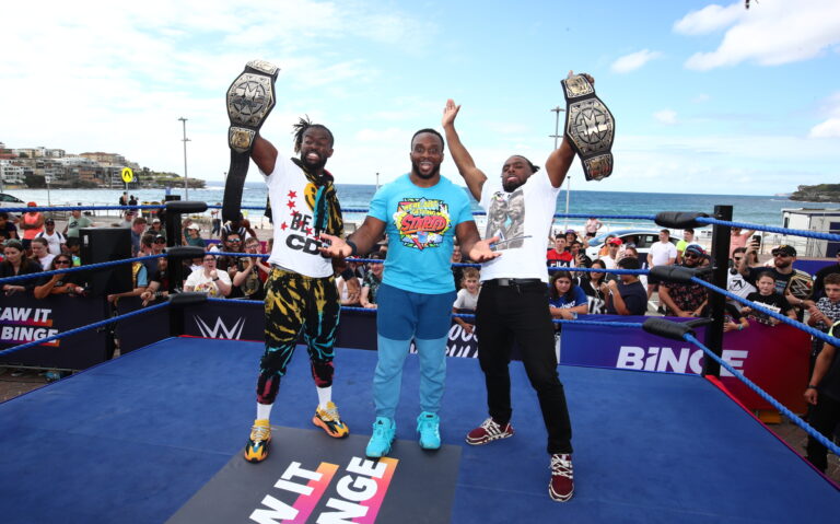 Big E, Xavier Woods and Kofi Kingston