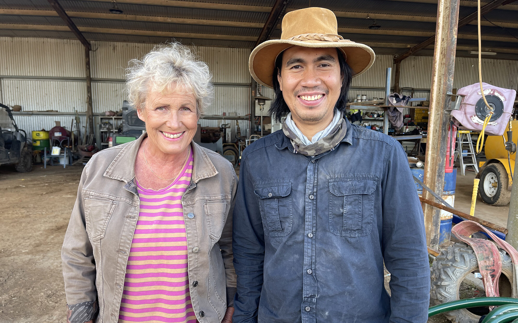 Heather Ewart and Lanz Cabanero on Back Roads