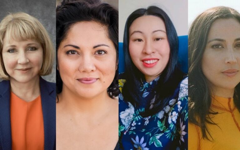 (L-R) Julie Eckersley, Head of SBS Unscripted; Loani Arman, Commissioning Editor; Donna Chang,