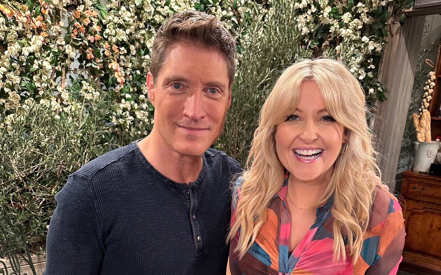 Sean Kanan and Angela Bishop