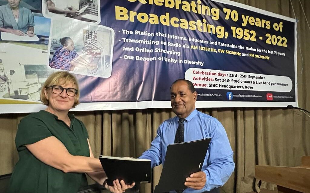 ABC and Solomon Islands Broadcasting Corporation sign a historic agreement