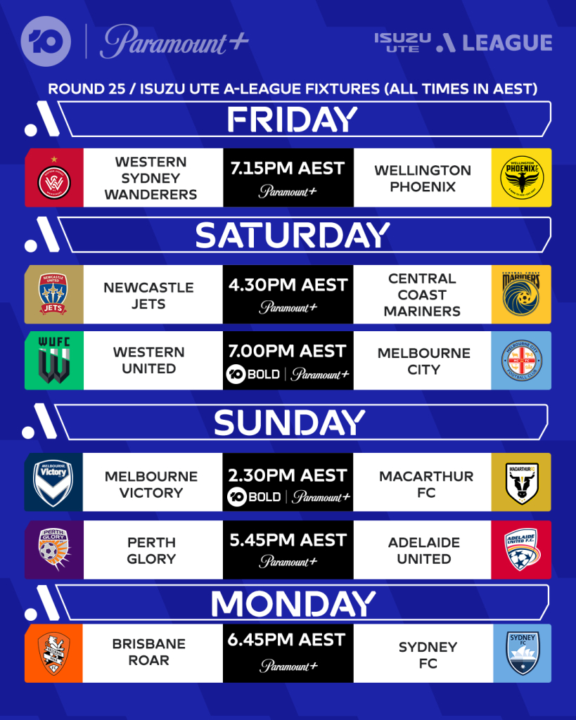 Live Football on 10 this weekend