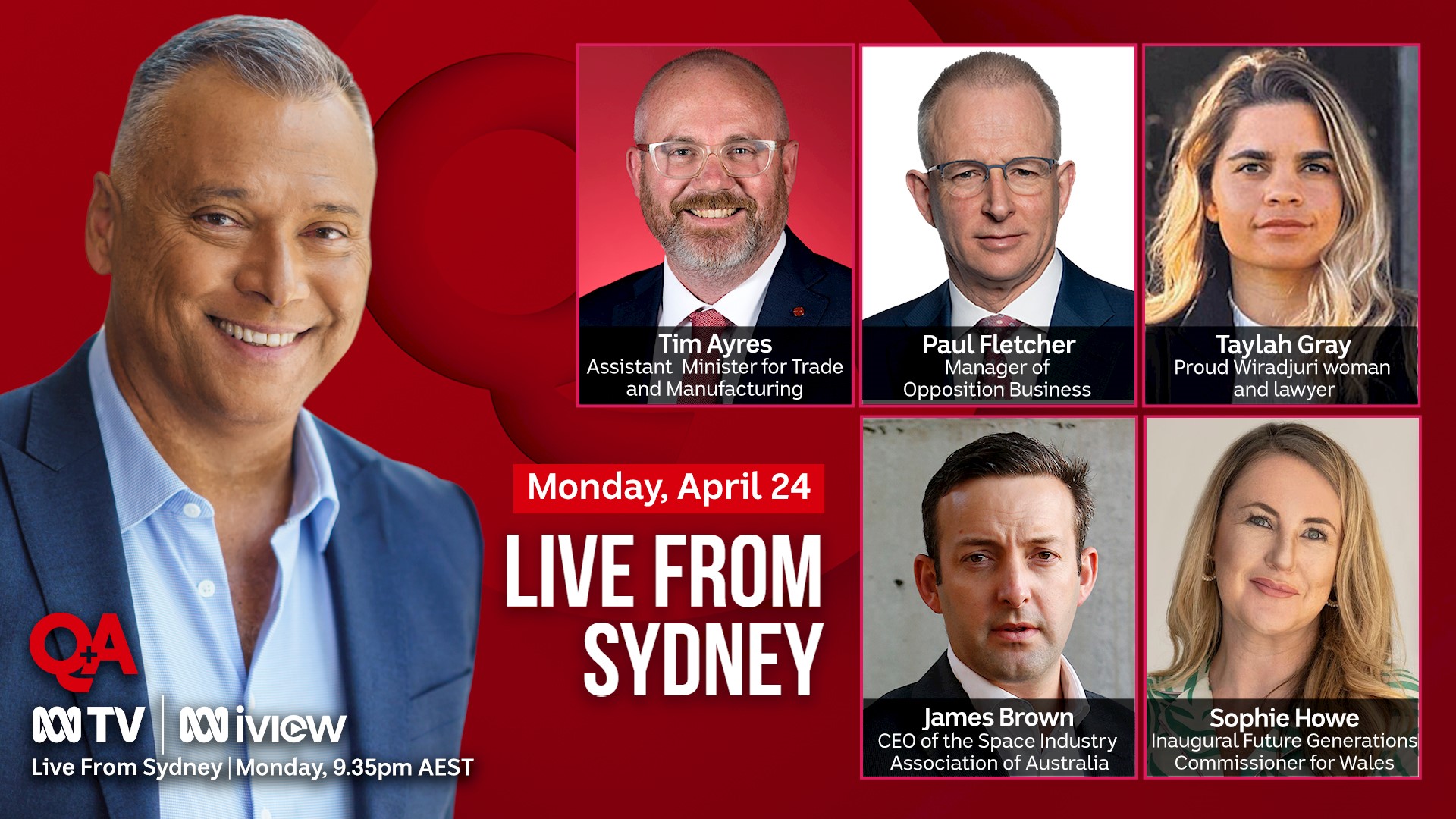 Abc Q&a Examples Tonight | Q+A on ABC and ABC iview - TV Central