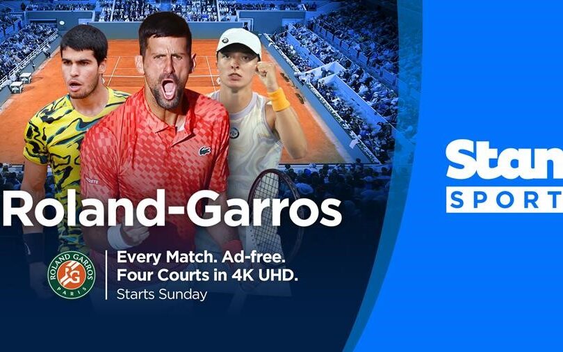 Roland Garros on Stan Sport