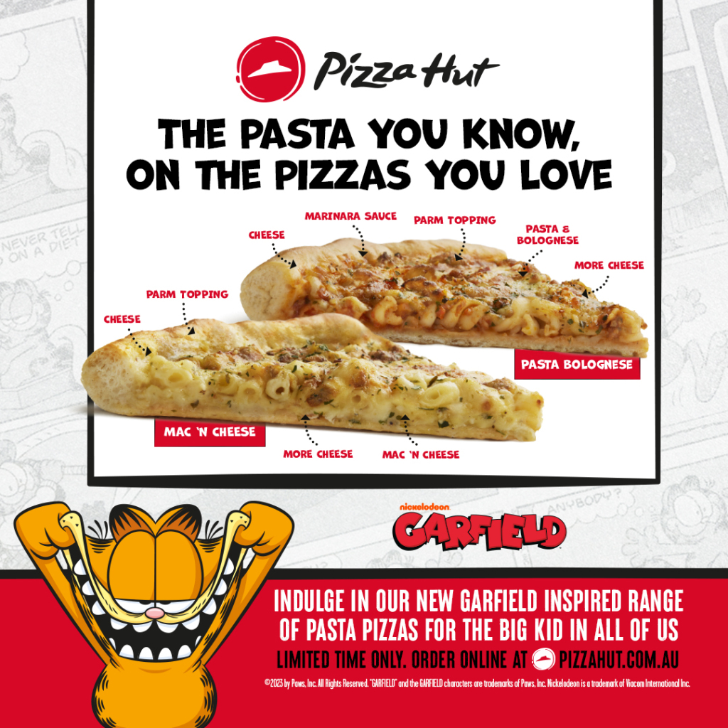 New Garfield Inspired Pizzas And Lasagna To Celebrate Feline’s 45th Purr-Thday