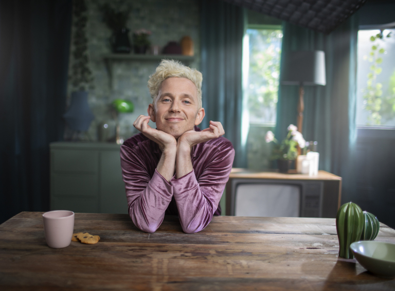 Back Side of Television on Binge