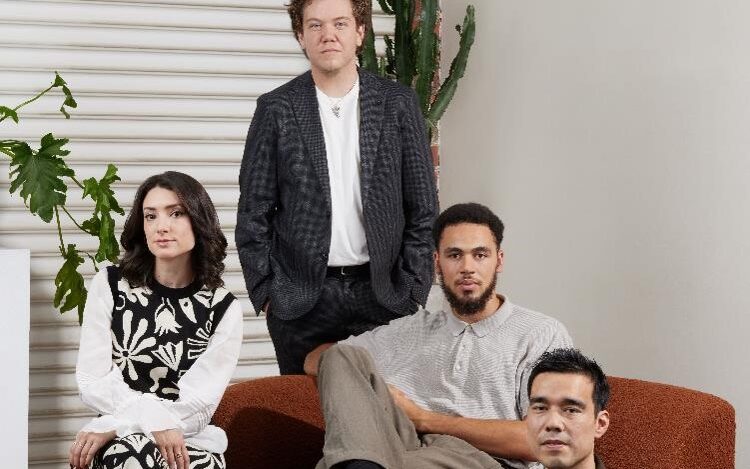 Originate Features Directors - Katie Found, Harvey Zielinski, Kalu Oji and Adrian Chiarella (image - Screen Vic)