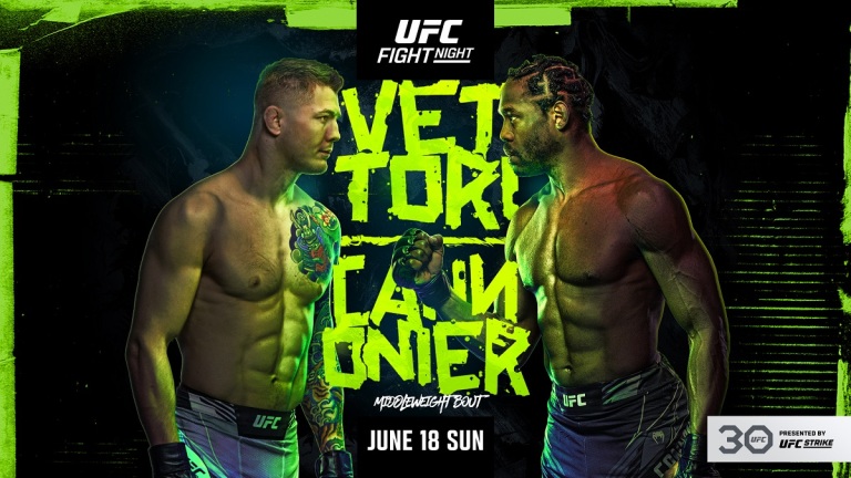 UFC Fight Night: Vettori vs Cannonier LIVE Sunday on ESPN