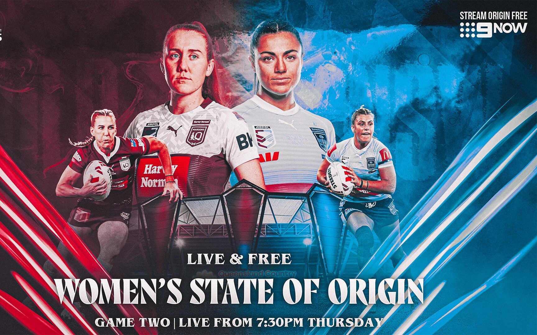 Women's State of Origin on Channel 9