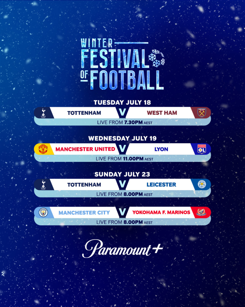 Live Football on 10 this week