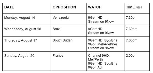 International Basketball on Channel 9