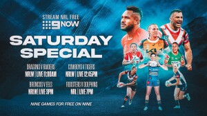 NRL Round 24 fixture on Channel 9
