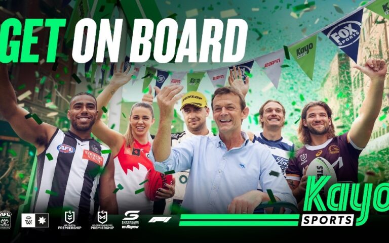 Kayo Sports launches 'Get on Board' campaign
