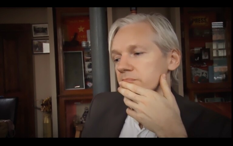 Welcome Home Assange on Channel 7
