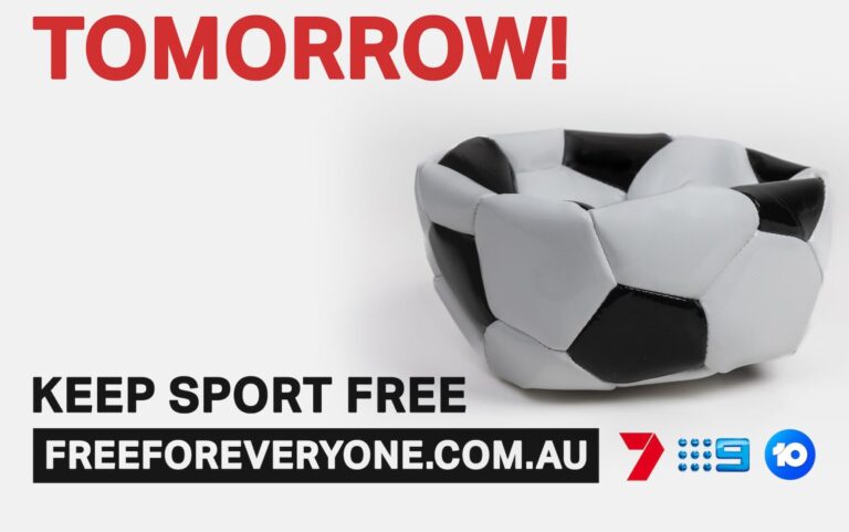 TV networks unite to keep sport free for all Australians