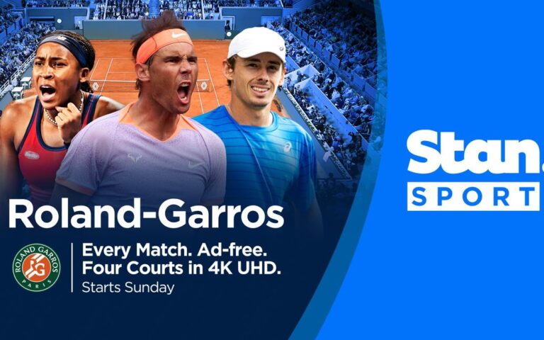 Roland Garros on Stan Sport