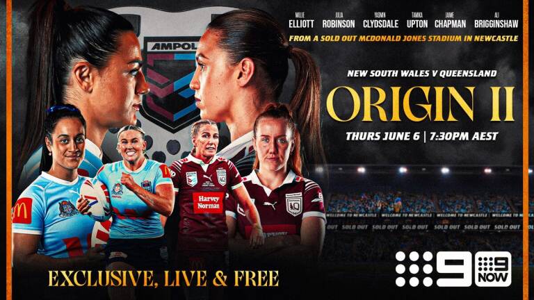 Women's State of Origin II on Channel 9