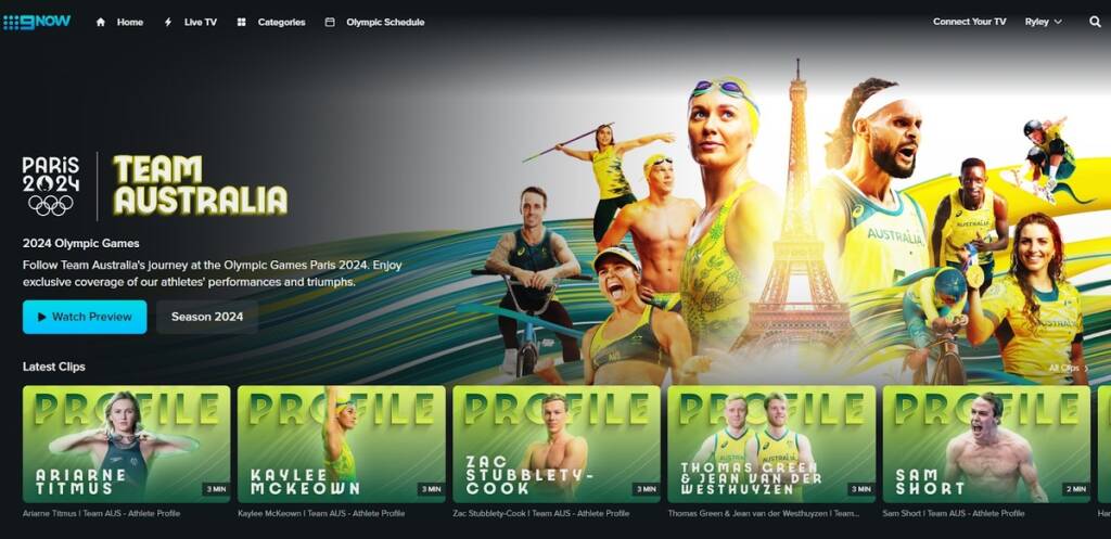 9Now revamps platform for ultimate Paris 2024 Olympic coverage