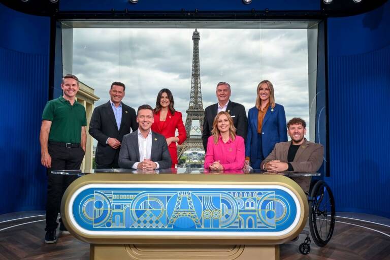 Olympic Games Paris 2024 on Channel 9 has hosting team arrive in Paris