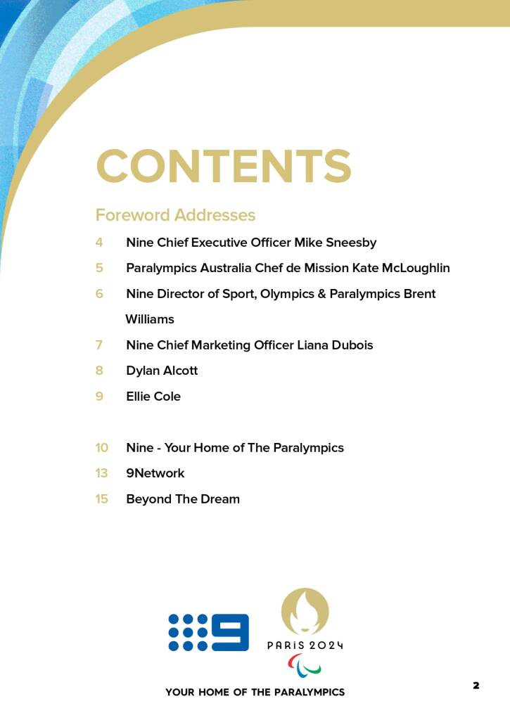 9Network announces world class Paralympic games coverage line-up for Paris 2024