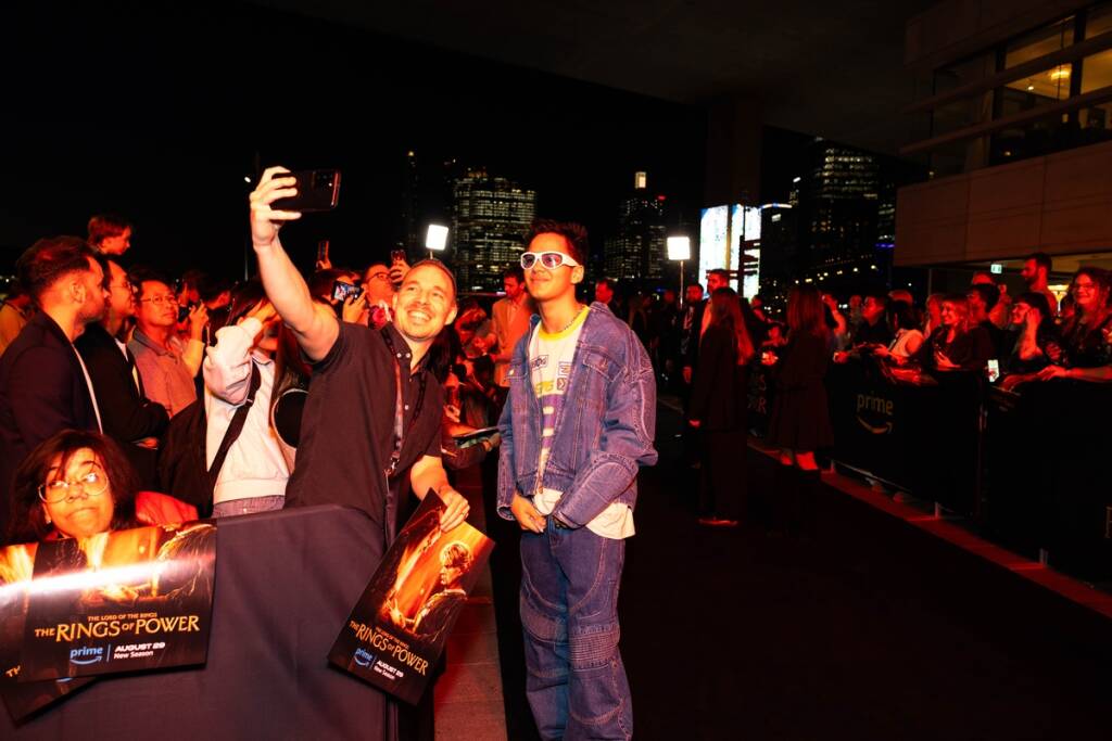 The Lord of the Rings: The Rings of Power on Prime Video cast attend Australian screening