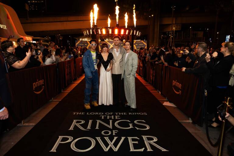 The Lord of the Rings: The Rings of Power on Prime Video cast attend Australian screening