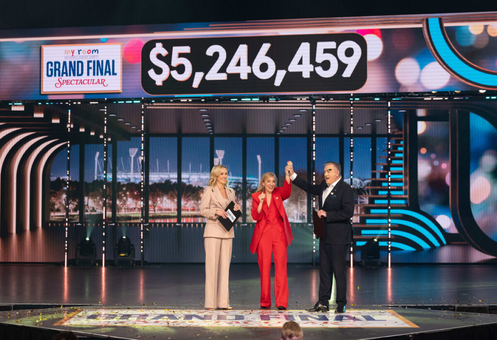 My Room Grand Final Spectacular on Channel 9 raises a record $5.246 million