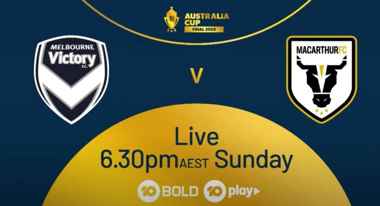 Australia Cup Final on 10 Bold this weekend