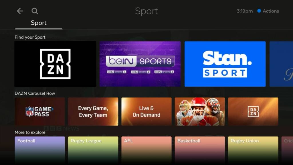 Fetch launches DAZN app featuring NFL Game Pass and Pay-per-View boxing