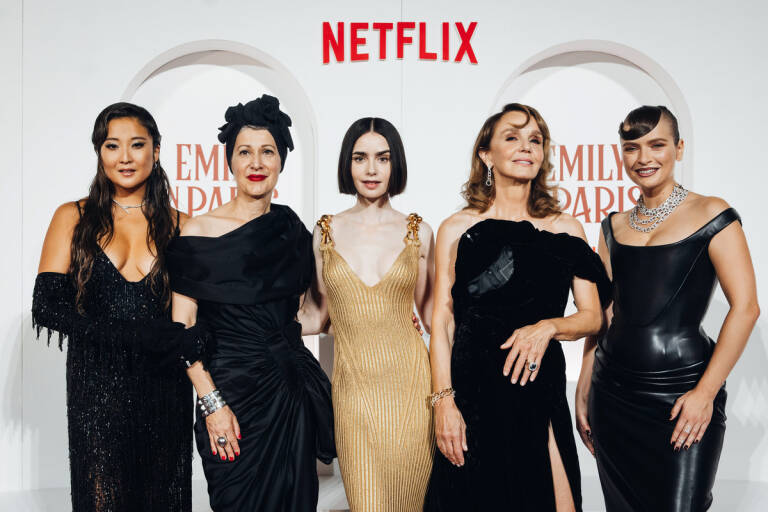 Emily in Paris on Netflix cast attend premiere of season 4 part 2