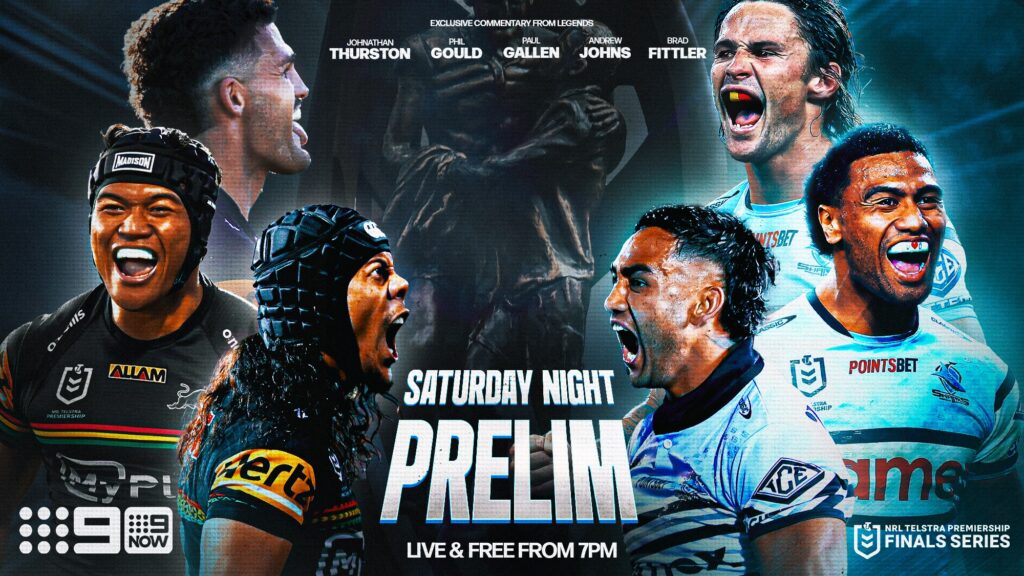 NRL preliminary finals fixture on Channel 9 and 9Now