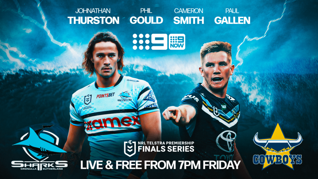 NRL semi finals fixture on Channel 9 and 9Now