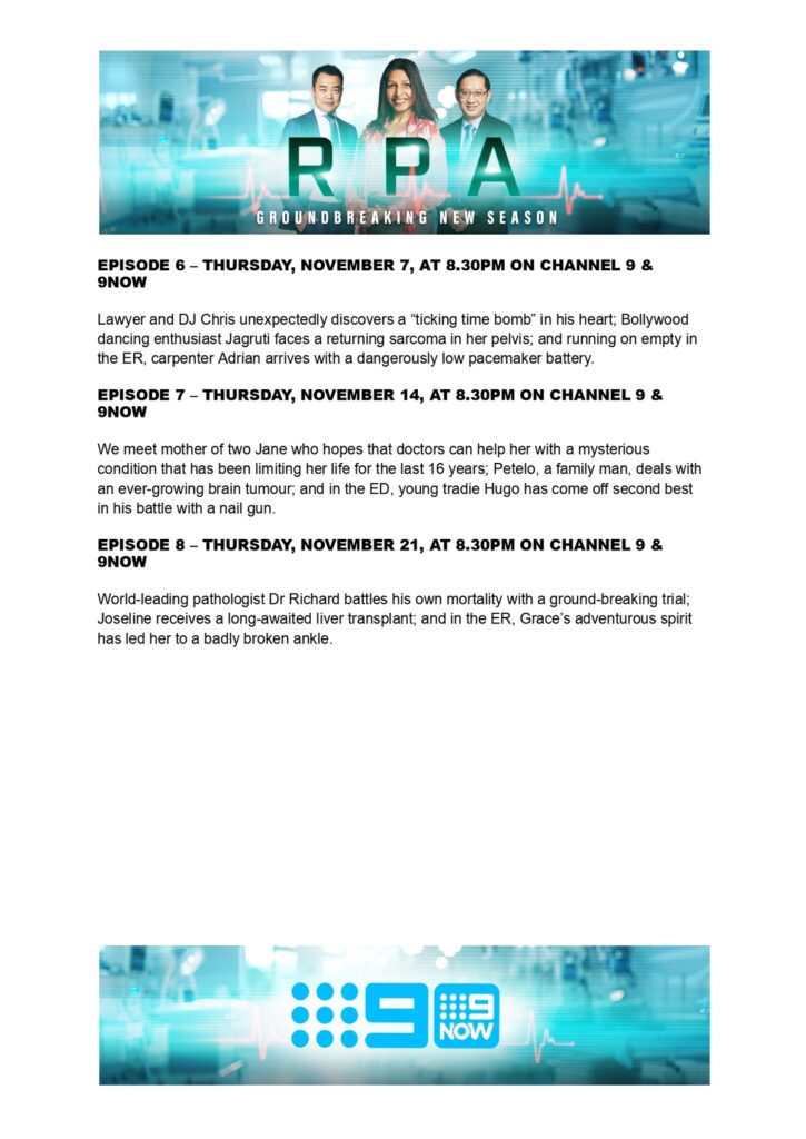 RPA on Channel 9 returns for new season