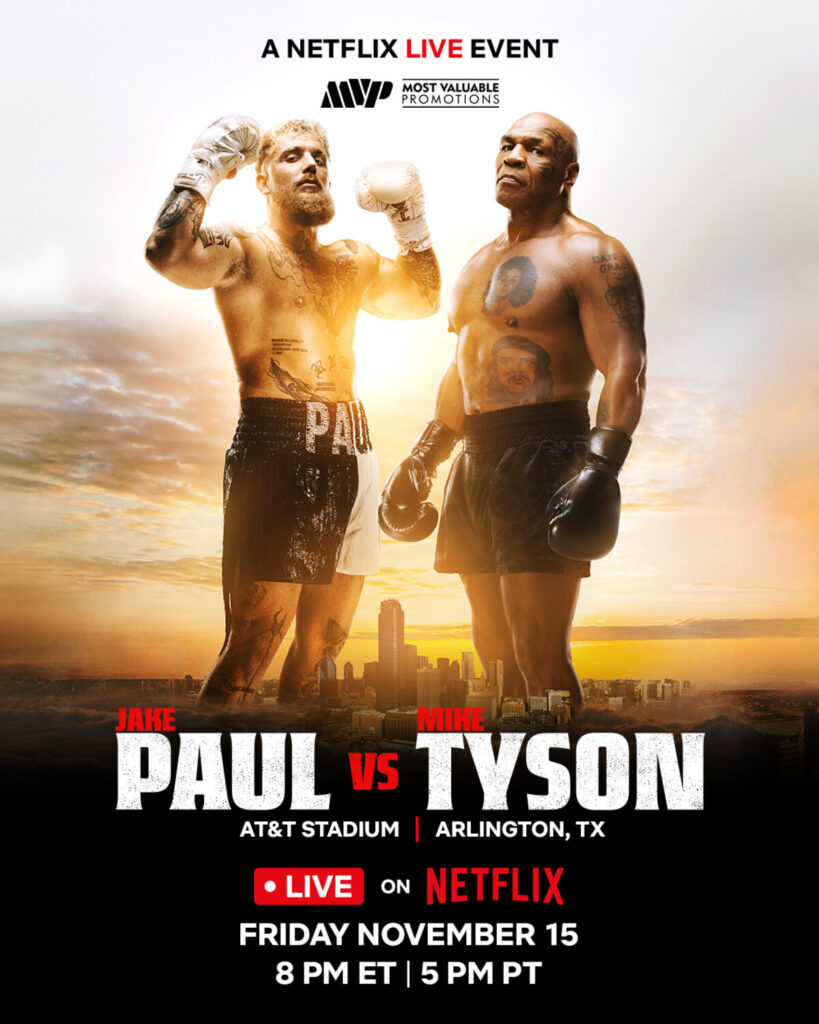 Countdown: Paul vs Tyson on Netflix announcement