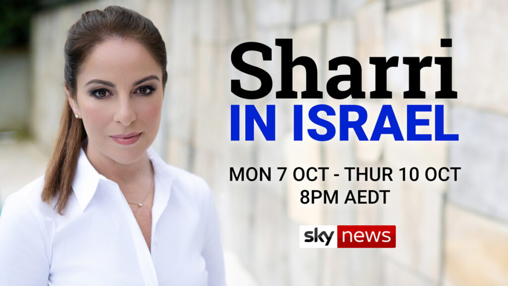 Sharri Live from Israel on Sky News Australia