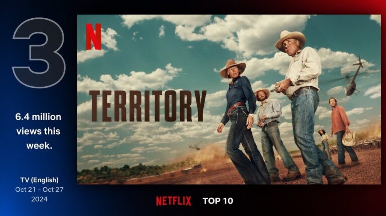 Territory on Netflix hits top 10