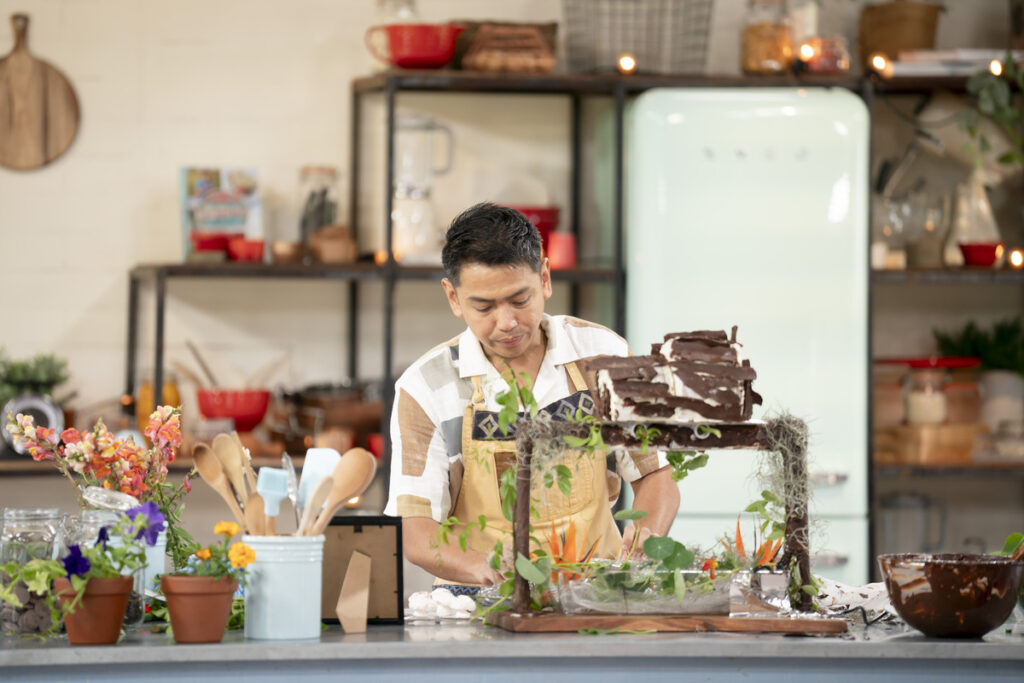 The Great Australian Bake Off on Foxtel won by Arvin Garcia