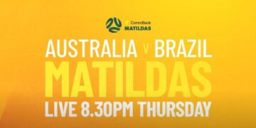 CommBank Matildas match fixtures for 10 and Paramount+
