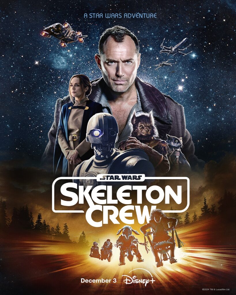 Star Wars: Skeleton Crew on Disney+ premiere date announced