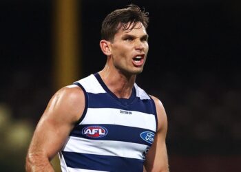 Geelong record holder Tom Hawkins signs with Fox Footy