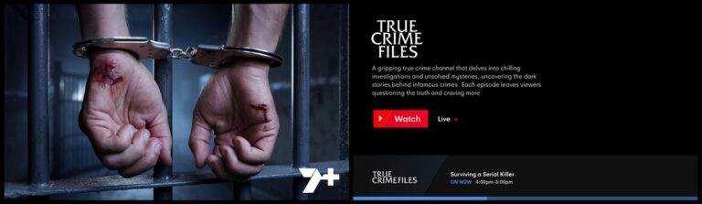 New true crime FAST channel coming to 7plus