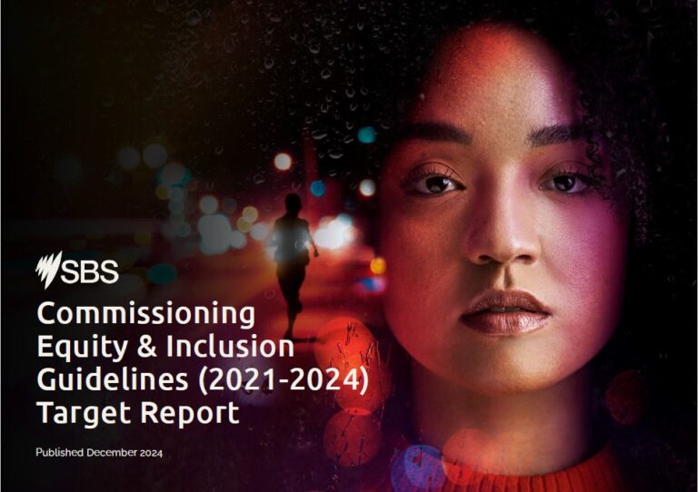 SBS elevates the diversity of Australia across its commissioned programs, achieving ambitious equity and inclusion content targets